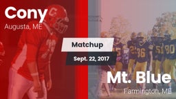 Matchup: Cony vs. Mt. Blue  2017