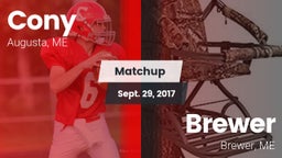 Matchup: Cony vs. Brewer  2017