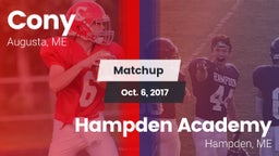Matchup: Cony vs. Hampden Academy 2017