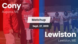 Matchup: Cony vs. Lewiston  2019