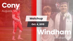 Matchup: Cony vs. Windham  2019