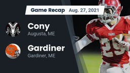 Recap: Cony  vs. Gardiner  2021
