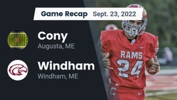 Recap: Cony  vs. Windham  2022
