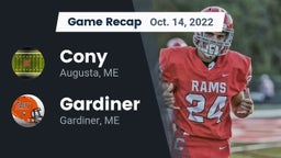 Recap: Cony  vs. Gardiner  2022