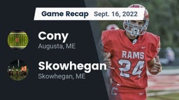 Recap: Cony  vs. Skowhegan  2022