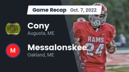 Recap: Cony  vs. Messalonskee  2022