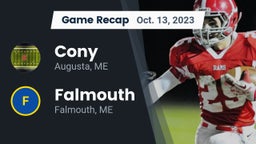 Recap: Cony  vs. Falmouth  2023