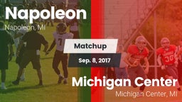 Matchup: Napoleon  vs. Michigan Center  2017