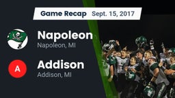 Recap: Napoleon  vs. Addison  2017