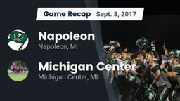 Recap: Napoleon  vs. Michigan Center  2017