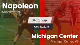 Matchup: Napoleon  vs. Michigan Center  2018