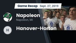 Recap: Napoleon  vs. Hanover-Horton 2019
