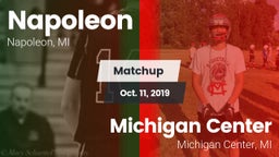 Matchup: Napoleon  vs. Michigan Center  2019