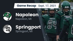 Recap: Napoleon  vs. Springport  2021