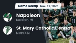 Recap: Napoleon  vs. St. Mary Catholic Central  2022