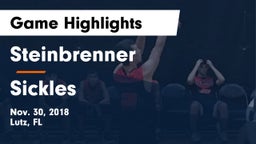 Steinbrenner  vs Sickles  Game Highlights - Nov. 30, 2018