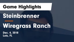 Steinbrenner  vs Wiregrass Ranch  Game Highlights - Dec. 4, 2018