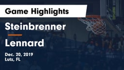 Steinbrenner  vs Lennard  Game Highlights - Dec. 20, 2019