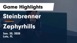 Steinbrenner  vs Zephyrhills  Game Highlights - Jan. 20, 2020