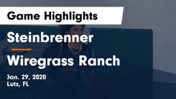 Steinbrenner  vs Wiregrass Ranch  Game Highlights - Jan. 29, 2020