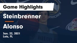 Steinbrenner  vs Alonso  Game Highlights - Jan. 22, 2021