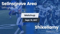 Matchup: Selinsgrove Area vs. Shikellamy  2017