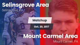 Matchup: Selinsgrove Area vs. Mount Carmel Area  2017