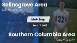 Matchup: Selinsgrove Area vs. Southern Columbia Area  2018