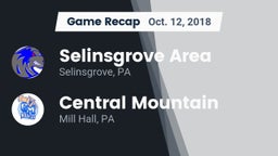 Recap: Selinsgrove Area  vs. Central Mountain  2018
