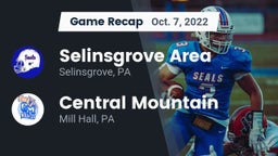 Recap: Selinsgrove Area  vs. Central Mountain  2022