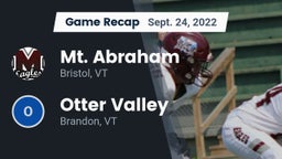 Recap: Mt. Abraham  vs. Otter Valley  2022