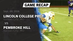 Recap: Lincoln College Prep  vs. Pembroke Hill  2016