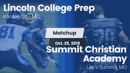 Matchup: Lincoln College Prep vs. Summit Christian Academy 2019