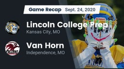 Recap: Lincoln College Prep  vs. Van Horn  2020