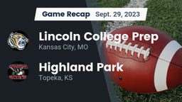 Recap: Lincoln College Prep  vs. Highland Park  2023