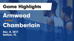 Armwood  vs Chamberlain Game Highlights - Dec. 8, 2017