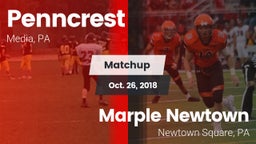 Matchup: Penncrest High vs. Marple Newtown  2018
