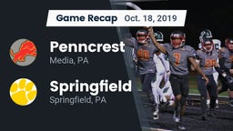 Recap: Penncrest  vs. Springfield  2019