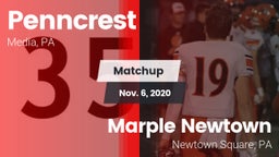 Matchup: Penncrest High vs. Marple Newtown  2020