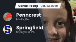 Recap: Penncrest  vs. Springfield  2020