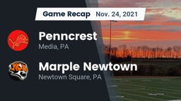 Recap: Penncrest  vs. Marple Newtown  2021
