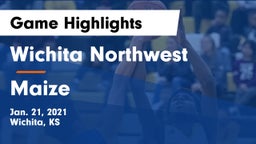 Wichita Northwest  vs Maize  Game Highlights - Jan. 21, 2021