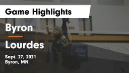 Byron  vs Lourdes  Game Highlights - Sept. 27, 2021