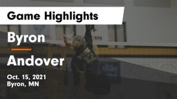Byron  vs Andover  Game Highlights - Oct. 15, 2021