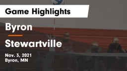 Byron  vs Stewartville  Game Highlights - Nov. 3, 2021