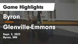 Byron  vs Glenville-Emmons  Game Highlights - Sept. 3, 2022