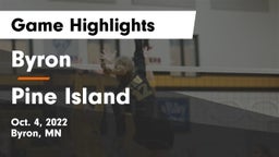 Byron  vs Pine Island  Game Highlights - Oct. 4, 2022