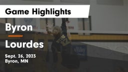 Byron  vs Lourdes  Game Highlights - Sept. 26, 2023