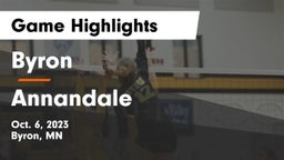 Byron  vs Annandale  Game Highlights - Oct. 6, 2023