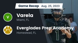 Recap: Varela  vs. Everglades Prep Academy  2023